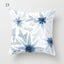 Funda de Cojín Geométrica Azul Elegante - 45x45CM