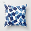 Funda de Cojín Geométrica Azul Elegante - 45x45CM
