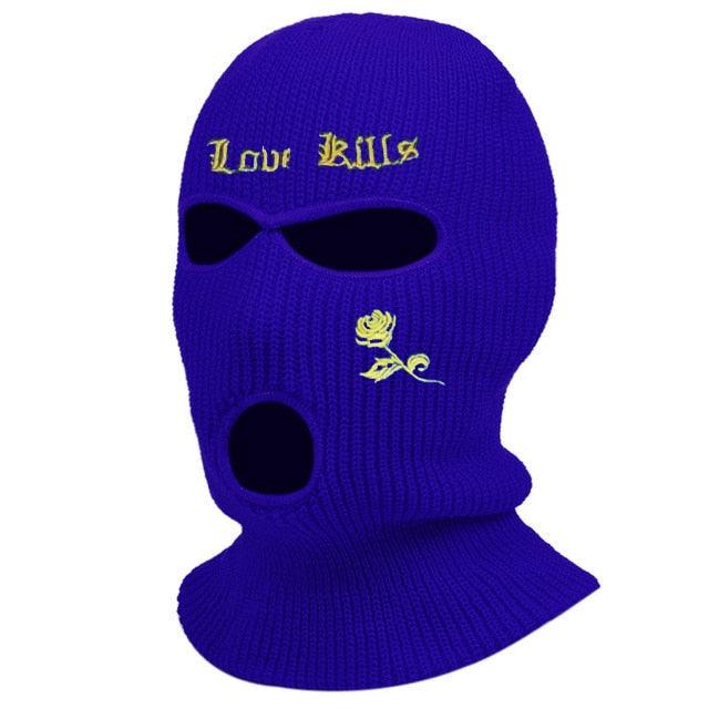 Mascarilla Balaclava Bordada Premium para Actividades de Invierno