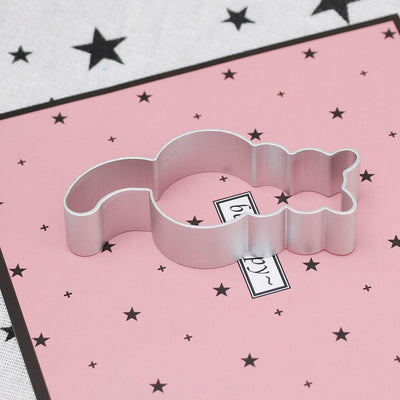 Cat Shaped Cookie Cutter - Premium Aluminium Baking Mold