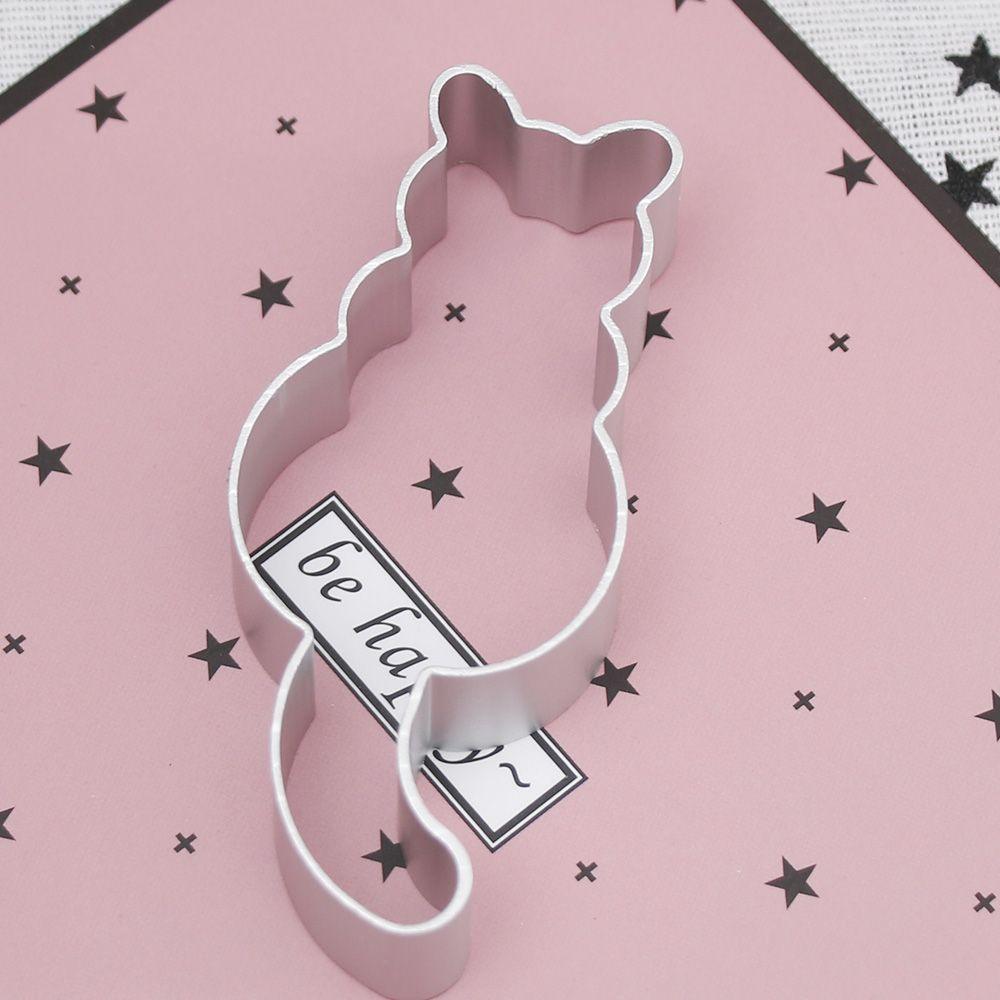 Cat Shaped Cookie Cutter - Premium Aluminium Baking Mold