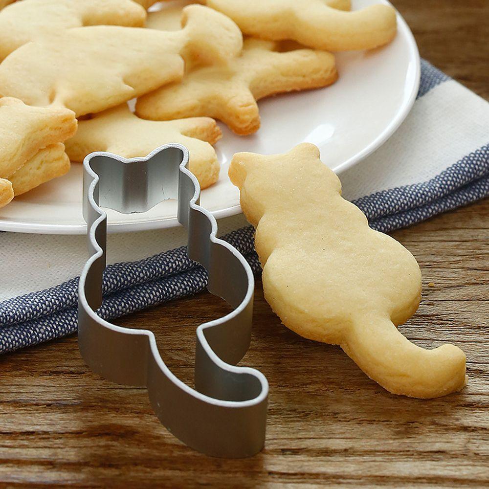 Cat Shaped Cookie Cutter - Premium Aluminium Baking Mold