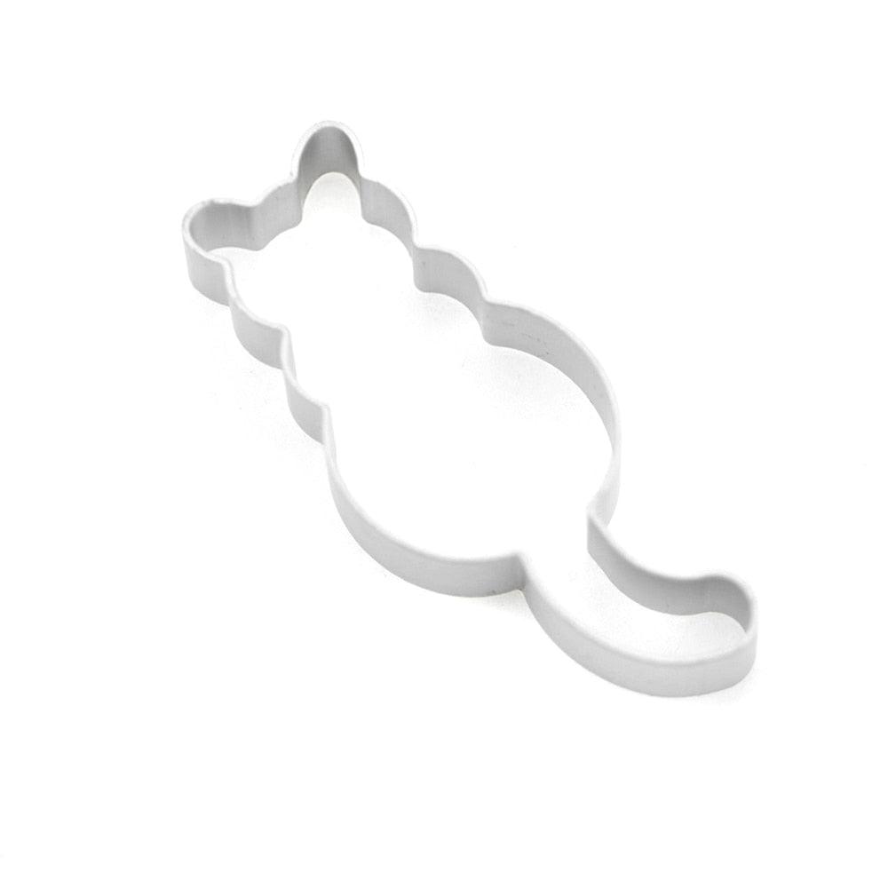 Cat Shaped Cookie Cutter - Premium Aluminium Baking Mold