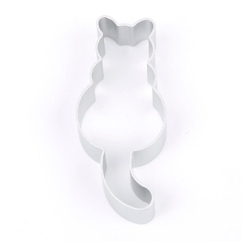 Cat Shaped Cookie Cutter - Premium Aluminium Baking Mold