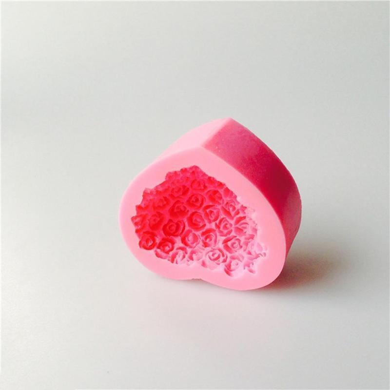 Molde de Silicona en Forma de Corazón para Hornear y Manualidades