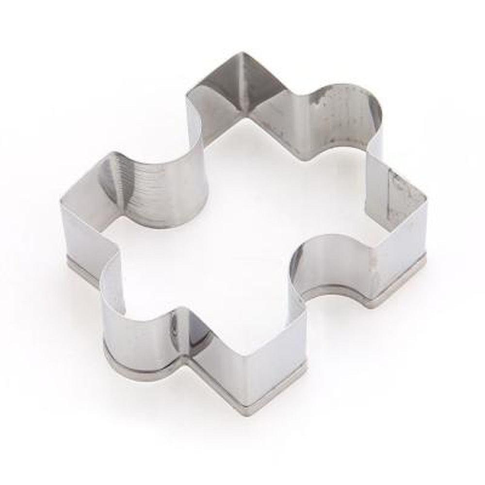 Creative Stainless Steel Puzzle Cookie Cutter - Reusable Baking Tool - Korvel