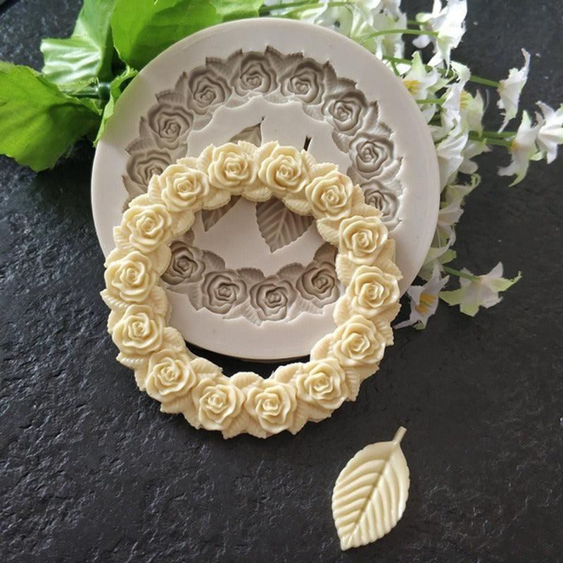 Premium Silicone Rosette Leaves Mold for Cake Decorating