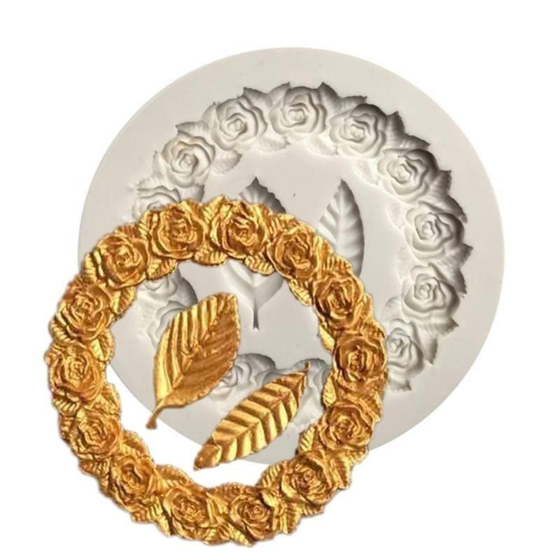 Premium Silicone Rosette Leaves Mold for Cake Decorating