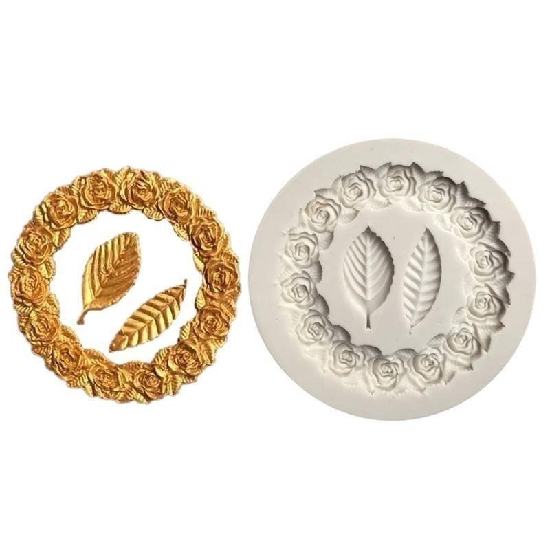 Premium Silicone Rosette Leaves Mold for Cake Decorating