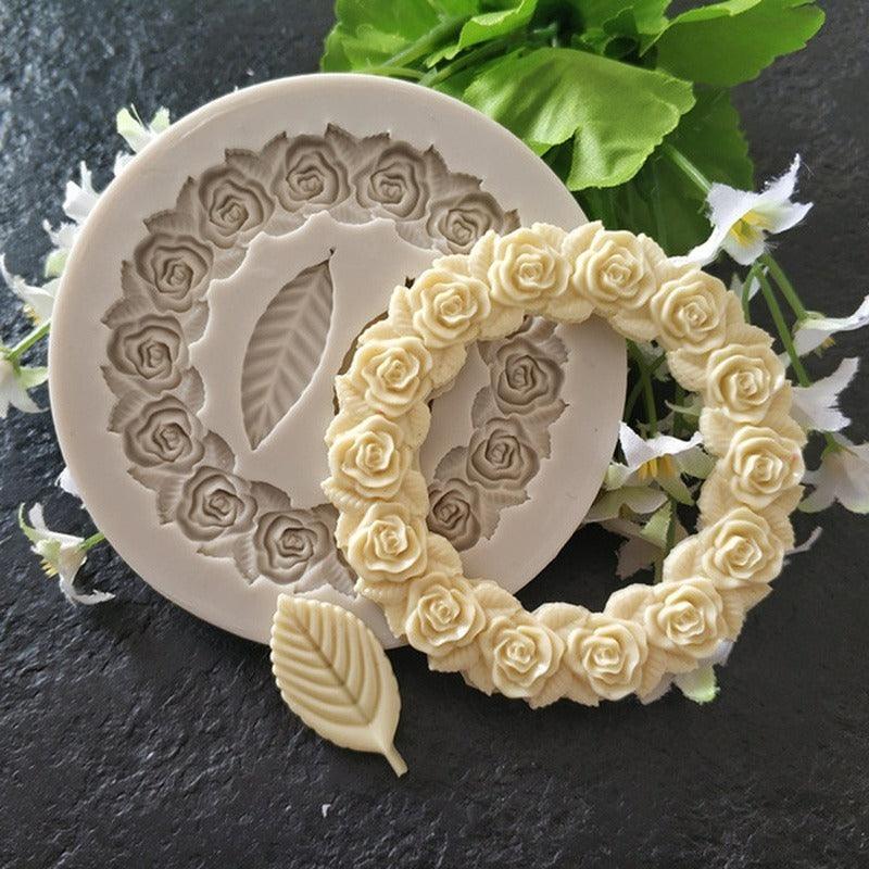 Premium Silicone Rosette Leaves Mold for Cake Decorating
