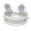 Bracelet d'amitié tissé - Enroulement en coton ajustable pour tous