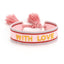 Bracelet d'amitié tissé - Enroulement en coton ajustable pour tous