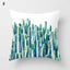 Funda de Cojín con Patrón Azul Elegante para Decoración del Hogar