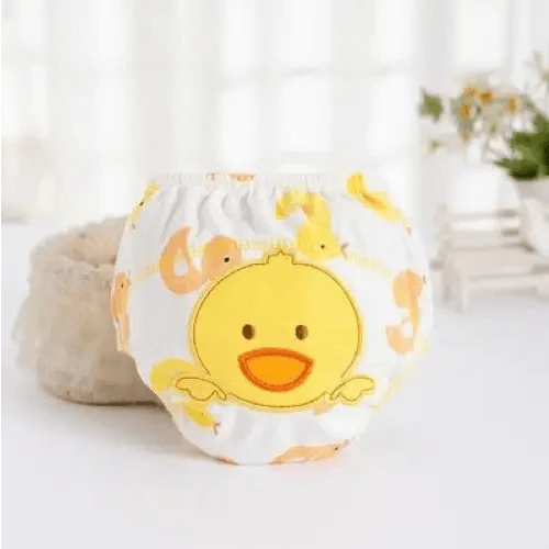 Pañales de tela reutilizables adorables para el entrenamiento de bebés