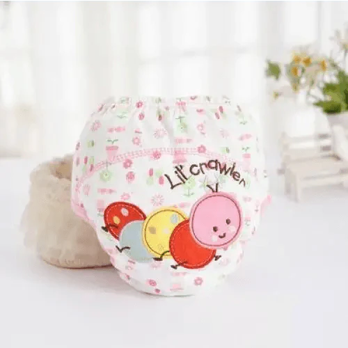 Pañales de tela reutilizables adorables para el entrenamiento de bebés