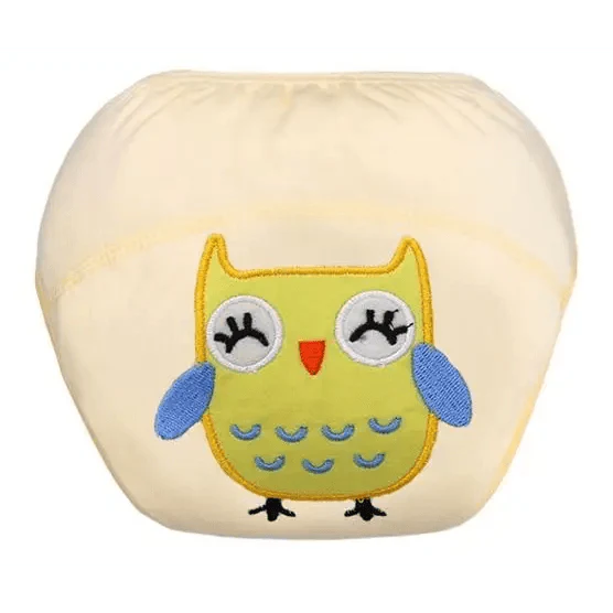 Pañales de tela reutilizables adorables para el entrenamiento de bebés