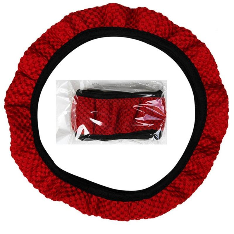 Funda de Volante de Seda de Hielo Premium - Antideslizante y Transpirable