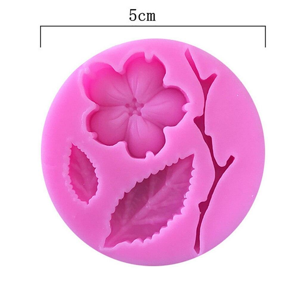 Moule à gâteau en silicone fleur de pêcher - Accessoire de pâtisserie premium