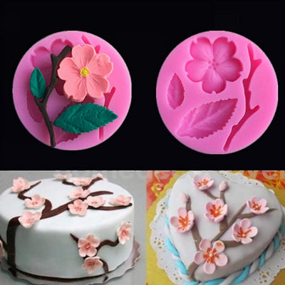 Silicone Peach Blossom Cake Mold - Premium Baking Accessory