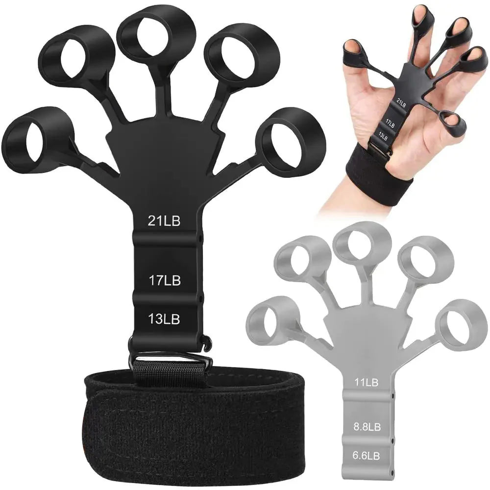 Silicone Grip Strengthener - Finger Stretcher for Hand Training
