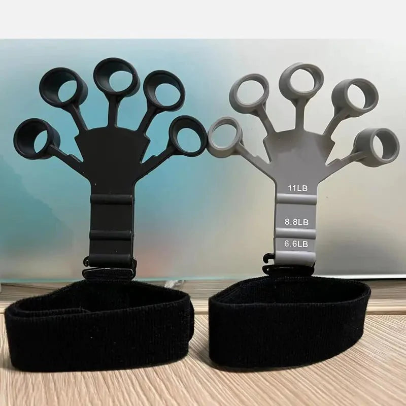 Silicone Grip Strengthener - Finger Stretcher for Hand Training
