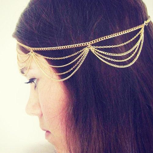 Vintage Faux Crystal Pearl Tiara Bridal Headband