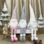 Muñeco de Navidad Gnomo Sin Rostro - Decoración Navideña Caprichosa