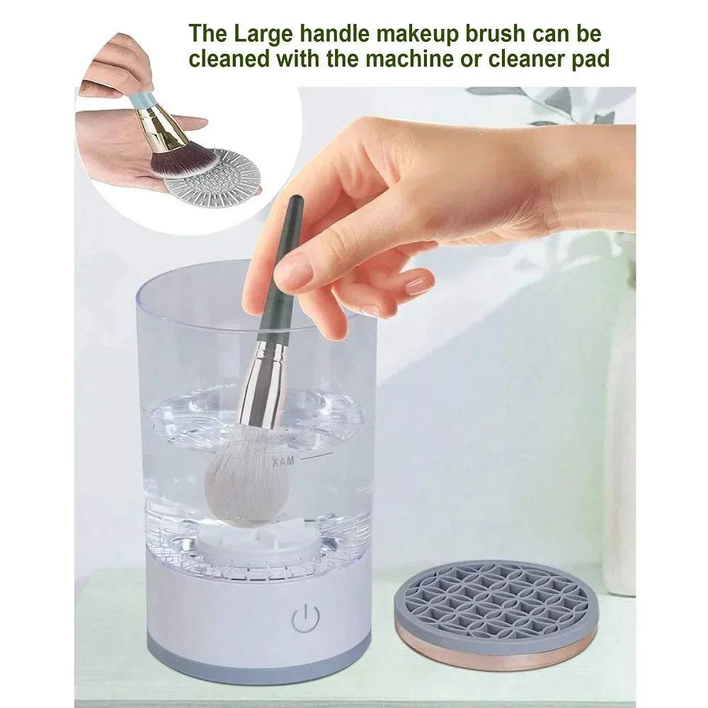Nettoyeur et Séchoir Électrique pour Pinceaux de Maquillage
