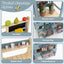 2-In-1 Outdoor Mud Kitchen with Faucet and Chalkboard