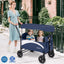 2-Seat Stroller Wagon with Adjustable Canopy - Navy