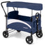 2-Seat Stroller Wagon with Adjustable Canopy - Navy