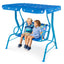 Columpio de Patio para Niños de 2 Plazas con Toldito Ajustable