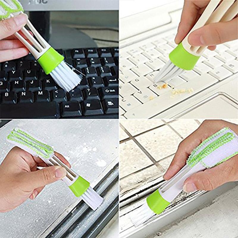 2-in-1 Car Air Conditioner Outlet Cleaning Tool