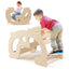 Arc de cheval à bascule Montessori 2-en-1 pour enfants