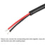 Câble audio 2-Pack 10 FT RCA mâle à fil dénudé