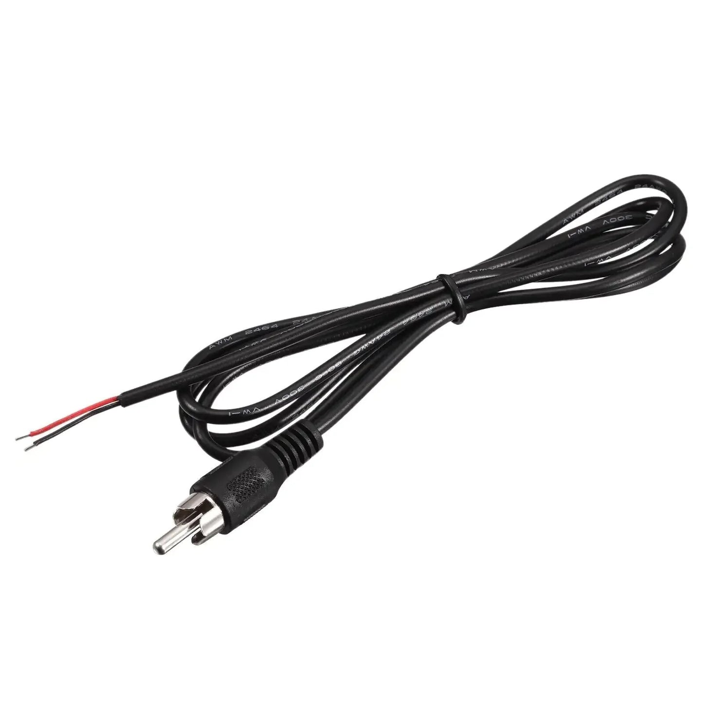 Câble audio 2-Pack 10 FT RCA mâle à fil dénudé