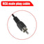 Câble audio 2-Pack 10 FT RCA mâle à fil dénudé