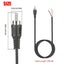 Câble audio 2-Pack 10 FT RCA mâle à fil dénudé