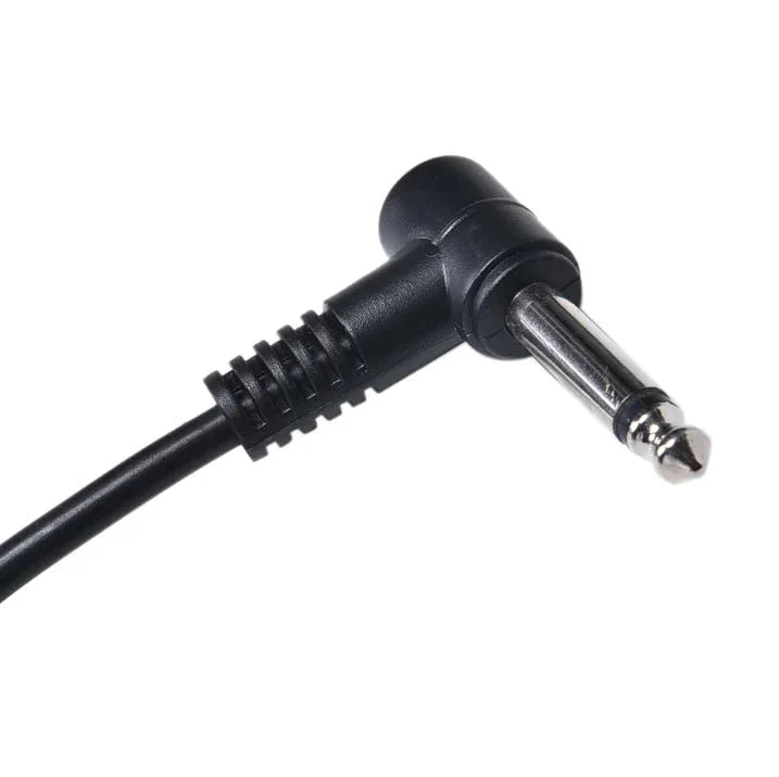 Câble de patch électrique angulaire droit de 10 pieds pour amplificateur de guitare - 2 pièces