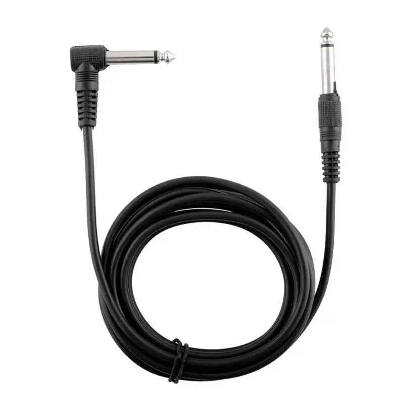 Câble de patch électrique angulaire droit de 10 pieds pour amplificateur de guitare - 2 pièces
