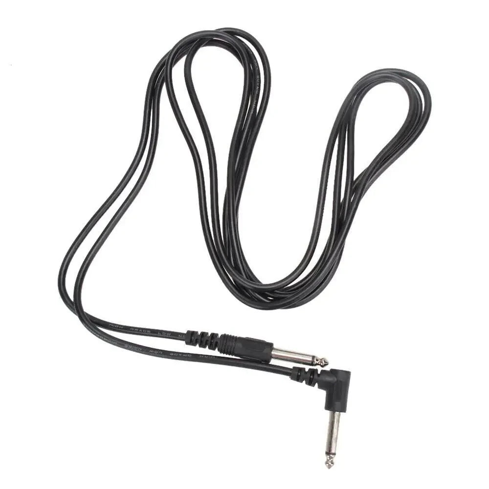 Câble de patch électrique angulaire droit de 10 pieds pour amplificateur de guitare - 2 pièces
