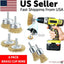2-Pack Wire Brush Wheel Set for Drill - Rust and Paint Removal