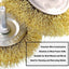 2-Pack Wire Brush Wheel Set for Drill - Rust and Paint Removal