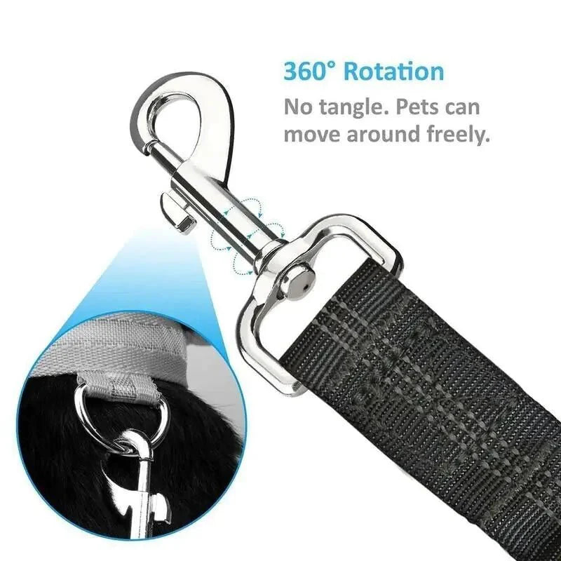 Adjustable Pet Safety Seatbelt - 2 Pack for Cats and Dogs
