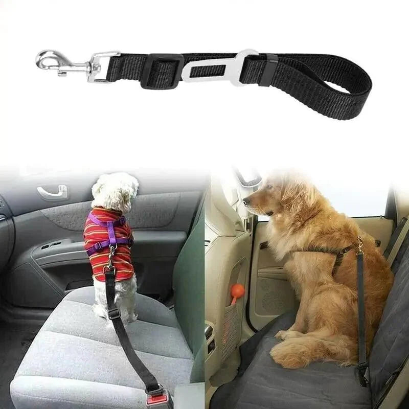Adjustable Pet Safety Seatbelt - 2 Pack for Cats and Dogs