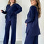 Conjunto de Loungewear de Punto de 2 Piezas Premium