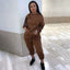Conjunto de Sudadera Chic de 2 Piezas para Mujeres