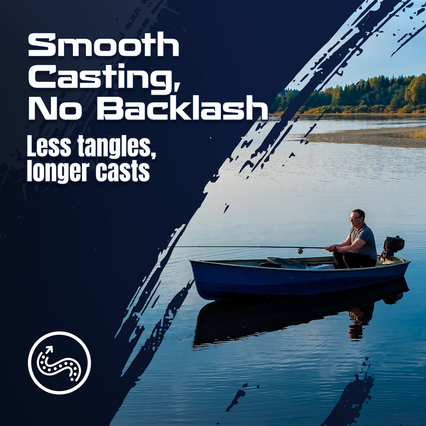 Reaction Tackle BRAIDED IN THE USA Fishing Line- 4X- NEW