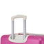 20 IN Luggage 1 Piece with TSA lock , Lightweight Suitcase Spinner Wheels,Carry on Vintage Luggage,Pink - Korvel