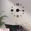 20 Inch Modern Silent Wall Clock with Arabic Numerals